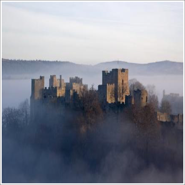 Ludlow Castle - William Uvedale was Stewart to Arthur, elder brother to King Henry VIII, in 1502 at Ludlow Castle